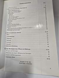 Mercedes benz  L/0 319 D  kuorma-auton  käyttöohjekirja. 1961