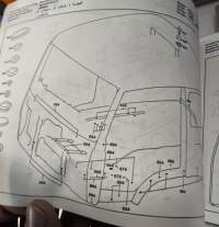 Mercedes benz  typ 673 hytin varaosa luettelo.  1986