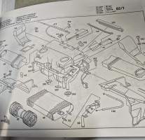 Mercedes benz  typ 673 hytin varaosa luettelo.  1986