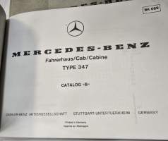 Mercedes benz  typ 347 hytin varaosa luettelo.  06/75