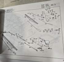 Mercedes benz  typ 347 hytin varaosa luettelo.  06/75
