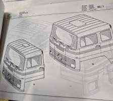 Mercedes benz  typ 352 hytin varaosa luettelo.  06/75