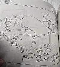 Mercedes benz  typ 352 hytin varaosa luettelo.  06/75