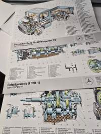 Mercedes benz  motor OM 364 A varaosa kuvat. 18 kpl. 8.86