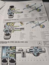 Mercedes benz  motor OM 364 A varaosa kuvat. 18 kpl. 8.86