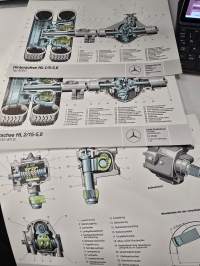 Mercedes benz  motor OM 364 A varaosa kuvat. 18 kpl. 8.86