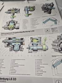 Mercedes benz  motor OM 364 A varaosa kuvat. 18 kpl. 8.86