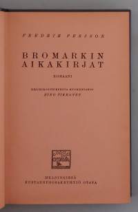 Bromarkin aikakirjat.  ( 20-luku,  harvinainen )