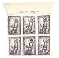 LaPe 314 TUL 8 mk 1946postituore kuusilo *