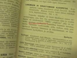 Kustannusosakeyhtiö Otavan kustantamat Oppi- ja Lukukirjat Kansakouluja, seminaareja, lyseoita, tyttökouluja ja ammattikouluja varten