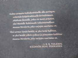 Taru Sormusten Herrasta - Turun kaupunginteatteri 2018 näytelmäsovituksen käsiohjelma, ohjaus Mikko Kouki
