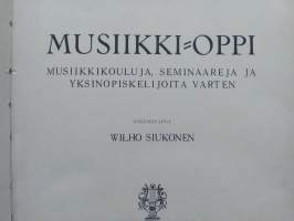 Musiikkioppi - Musiikkikouluja, seminaareja ja yksinopiskelijoita varten