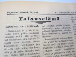 Totuuden Torvi 1948 nr 21,  Ernesti Hentunen, Radikaalinen kansanpuolue -julkaisu, paljastuksia, skandaaleja, äärioikeiston naamioitumispyrkimyksiä, ym.