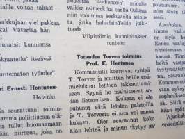 Totuuden Torvi 1948 nr 6,  Ernesti Hentunen, Radikaalinen kansanpuolue -julkaisu, paljastuksia, skandaaleja, äärioikeiston naamioitumispyrkimyksiä, ym.