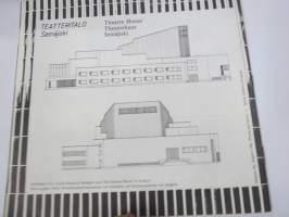 Alvar Aalto - Alajärvi - Seinäjoki, Finland -Aallon tuotannon esittelykirja (hyvä kuvitus), englannin- ja saksankielinen