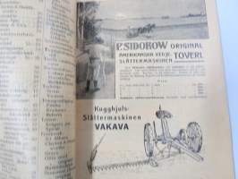 Katalog öfver Landtbruksredskap och maskiner från P. Sidorow -erittäin monipuolinen ja hyvin kuvitettu teos, mukana myös lokomobiilit ja petroleumimoottorit