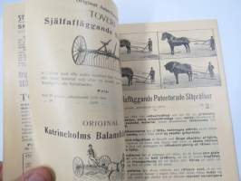 Katalog öfver Landtbruksredskap och maskiner från P. Sidorow -erittäin monipuolinen ja hyvin kuvitettu teos, mukana myös lokomobiilit ja petroleumimoottorit