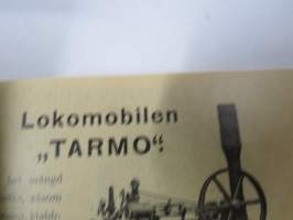 Katalog öfver Landtbruksredskap och maskiner från P. Sidorow -erittäin monipuolinen ja hyvin kuvitettu teos, mukana myös lokomobiilit ja petroleumimoottorit