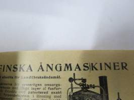 Katalog öfver Landtbruksredskap och maskiner från P. Sidorow -erittäin monipuolinen ja hyvin kuvitettu teos, mukana myös lokomobiilit ja petroleumimoottorit