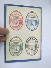 Kultajyvästä vehnäsiä kahvi- ja ruokapöytään - Järvenpään Vehnämylly - Maantuotteen leivontaohjekirja, osin värikuvat, mukana myös "Tampereen kakku"