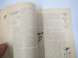 Sienet ja sieniherkut (kirjottanut ja kuvittanut Wolmar Nyberg, ohjeet Tora Lindroos), pula- / sota-aikainen ohjekirja sienten käyttämiseksi ruokapulaa helpottamaan