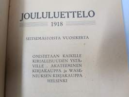Joululuettelo 1918 Julkatalog - Akateeminen Kirjakauppa