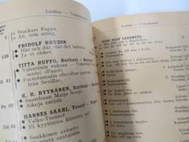 Gramofonilevyjen luettelo - Katalog över Grammophonskivor - R.E. Westerlund Sarja A Serie