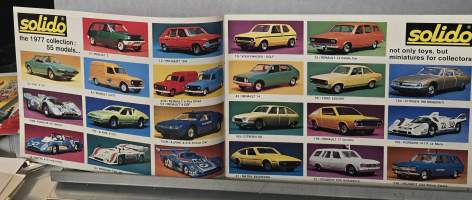 Solido 1977 pienoismalli luettelo