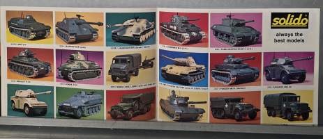 Solido 1977 pienoismalli luettelo