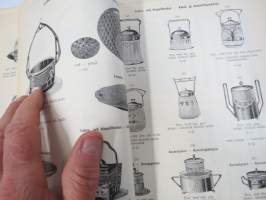 Oy K.H. Renlund Ab -Luettelo / Katalog - Taloustarpeiden osasto - Husgeråds- och bosättningsavdelning -uskomattoman hieno kuvitettu luettelo kotitaloustarpeista