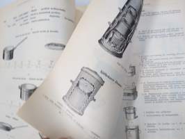 Oy K.H. Renlund Ab -Luettelo / Katalog - Taloustarpeiden osasto - Husgeråds- och bosättningsavdelning -uskomattoman hieno kuvitettu luettelo kotitaloustarpeista