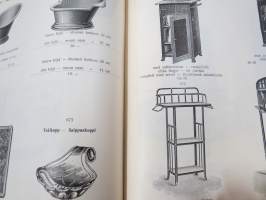 Oy K.H. Renlund Ab -Luettelo / Katalog - Taloustarpeiden osasto - Husgeråds- och bosättningsavdelning -uskomattoman hieno kuvitettu luettelo kotitaloustarpeista