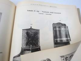 Oy K.H. Renlund Ab -Luettelo / Katalog - Taloustarpeiden osasto - Husgeråds- och bosättningsavdelning -uskomattoman hieno kuvitettu luettelo kotitaloustarpeista