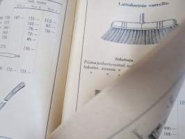 Urjalan Harjansitomo - Hintaluettelo v. 1935 -tuotelulettelo / kuvasto