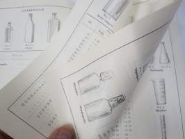 Iittalan Lasitehdas - Lääkelasihinnasto 1936