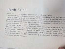Trix Metallikappale-rakennusrasia - Näyte- ja ohjekirja v. 1935