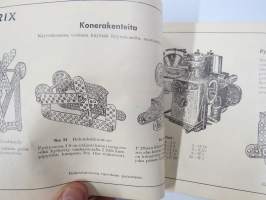 Trix Metallikappale-rakennusrasia - Näyte- ja ohjekirja v. 1935