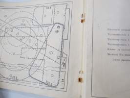 Trix Metallikappale-rakennusrasia - Näyte- ja ohjekirja v. 1935