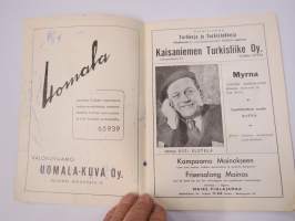 Punainen Mylly - Selvät sävelet -käsiohjelma Kevät 1953, teatteri- / kabaree-esitys