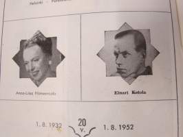 Punainen Mylly - Selvät sävelet -käsiohjelma Kevät 1953, teatteri- / kabaree-esitys