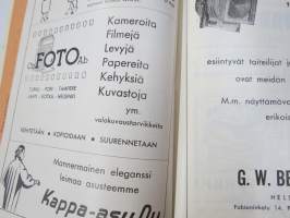 Punainen Mylly - Selvät sävelet -käsiohjelma Kevät 1953, teatteri- / kabaree-esitys