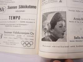 Punainen Mylly - Selvät sävelet -käsiohjelma Kevät 1953, teatteri- / kabaree-esitys