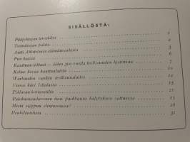 Me kaikki A. Ahlström Osakeyhtiön henkilökuntalehti 1956 nr 1, Kauttuan tehtaat, Varkauden tehtaat, Pihlavan tehtailla