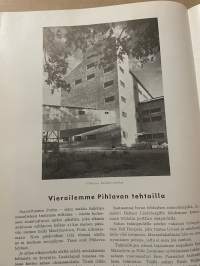 Me kaikki A. Ahlström Osakeyhtiön henkilökuntalehti 1956 nr 1, Kauttuan tehtaat, Varkauden tehtaat, Pihlavan tehtailla