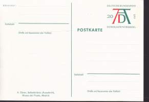 2 kpl erikois/ensipäivä(leima)kortti – Saksa 21.5.1971.  – 500 Gebursttag Albrecht Dürers. Ensipäiväleimalla ja ilman.