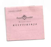 Suomen Kuvalehti - Asiamiehen kuittivihko täytetty 1928