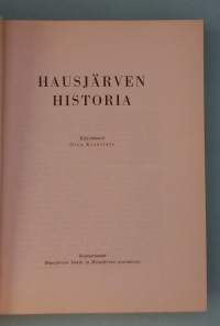 Hausjärven historia.  (Paikallishistoria )