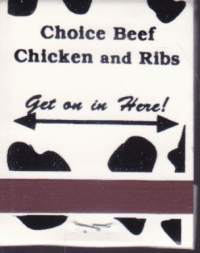 Tulitikkurasia - USA - Yipee-ei-o!! The Steakhouse at Grand Canyon. Pihvipaikka Grand Canyonille vievän tien varressa.