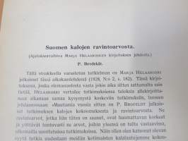 Suomen kalojen ravintoarvosta -eripainos Duodecim 1919 nr 6