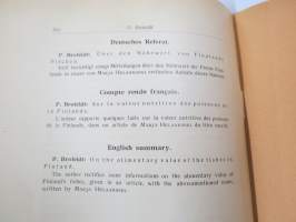 Suomen kalojen ravintoarvosta -eripainos Duodecim 1919 nr 6